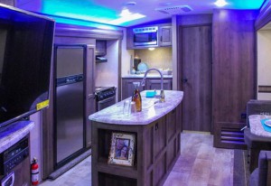 Spree Travel Trailer Kitchen